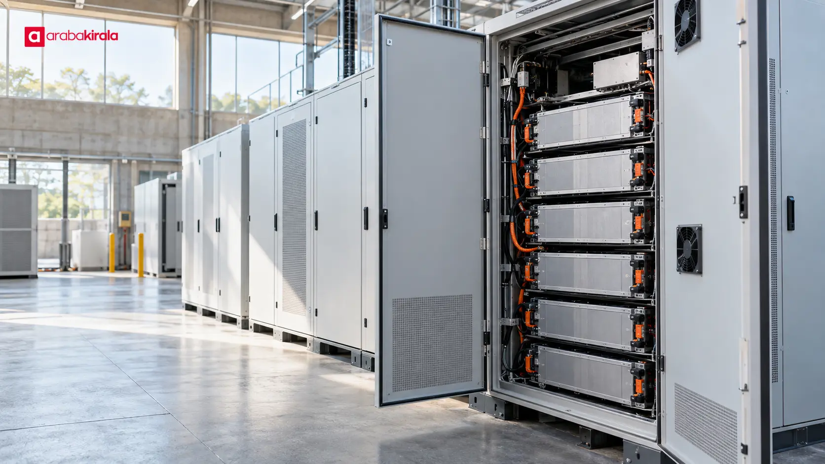 Sabit enerji depolama sisteminde yeniden kullanılan elektrikli araç bataryaları